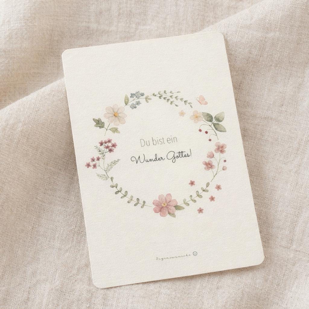 Postkarte – Du bist ein Wunder Gottes