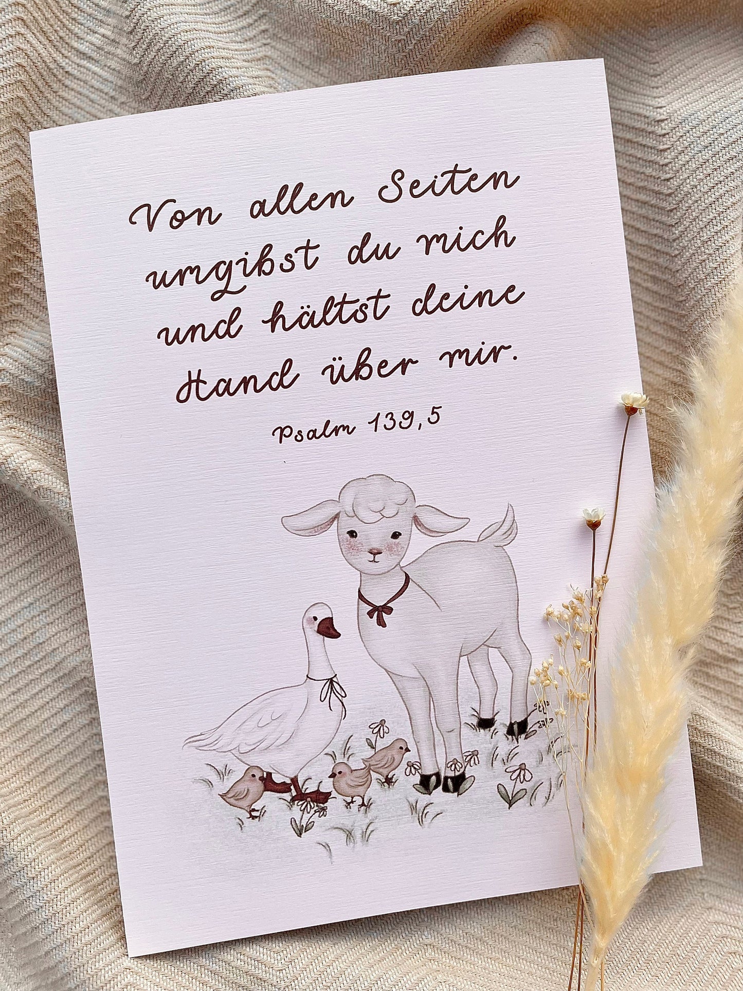 Kinder Poster christlich | Bibelvers | Christliches Geschenk | Kinderzimmer Deko