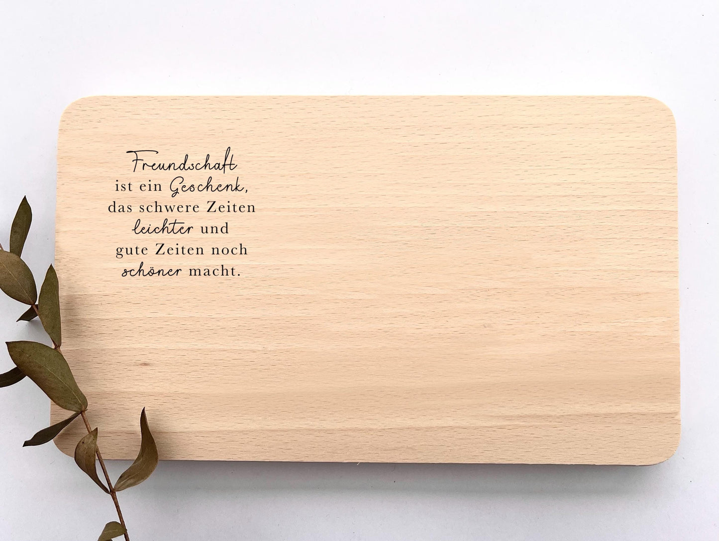 Schneidebrett, Beste Freundin persönliches Geschenk, Brett mit Gravur Freundschaft | Geburtstagsgeschenk | Kleine Aufmerksamkeit