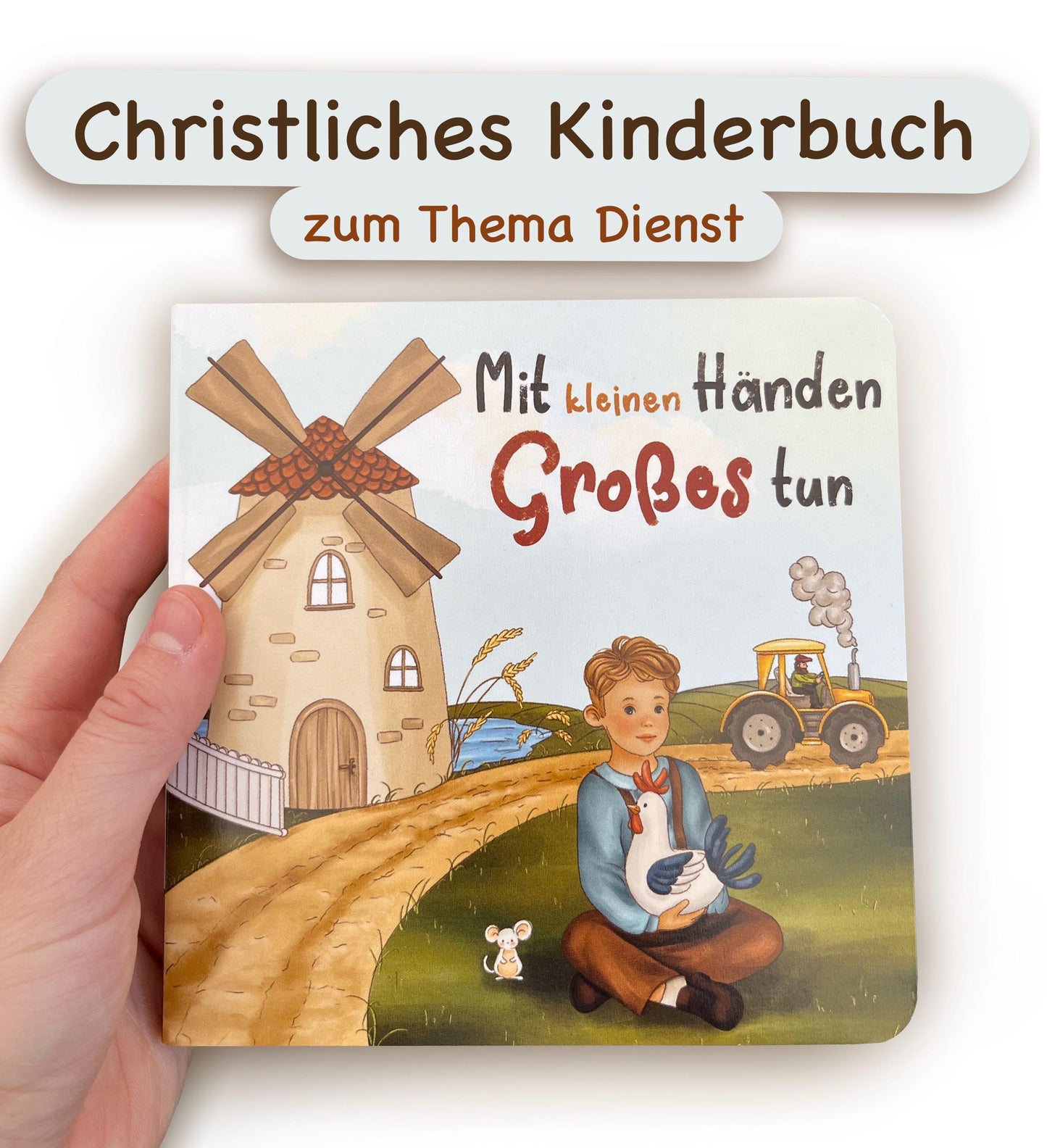 Christliches Kinderbuch Bibelvers Pappbilderbuch für Kinder Geschenk zur Geburt Weihnachtsgeschenk für Jungen