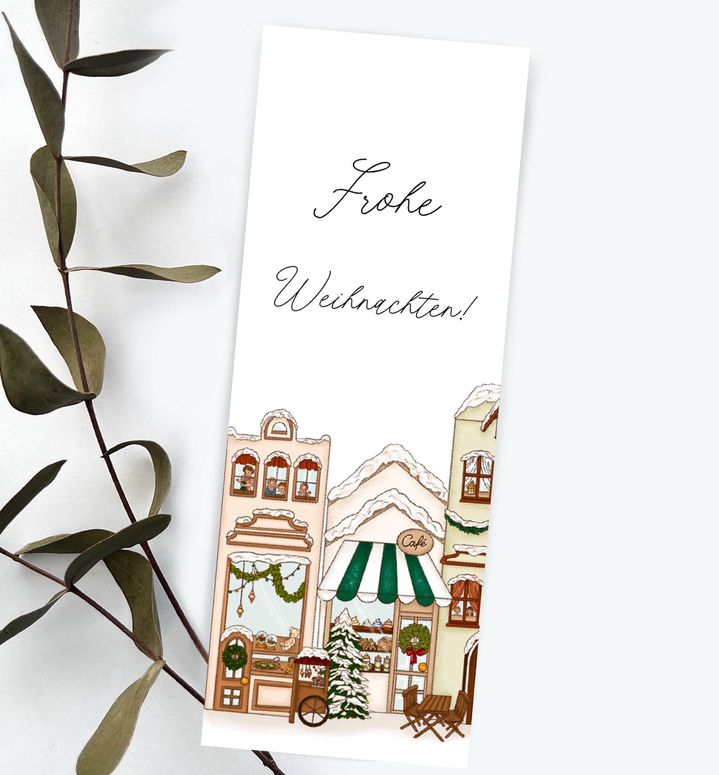 Weihnachts Lesezeichen vintage Weihnachten Lese Zeichen Geschenk leseratte Geschenk Bücher Zubehör Bücherliebe winterliche buchfreunde