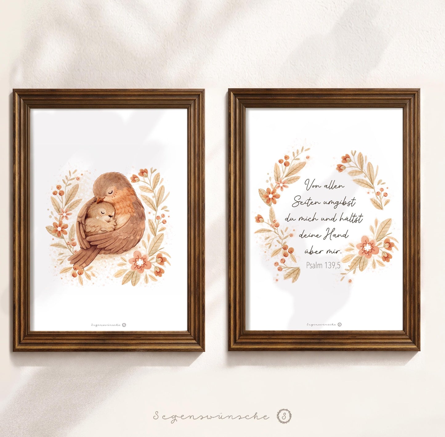 Christliches Kinder Poster Set Mädchen Bibelvers Wandkunst christliche Kinderzimmer deko Mädchen Tauf Geschenk zur Geburt Mädchen Geburtstag