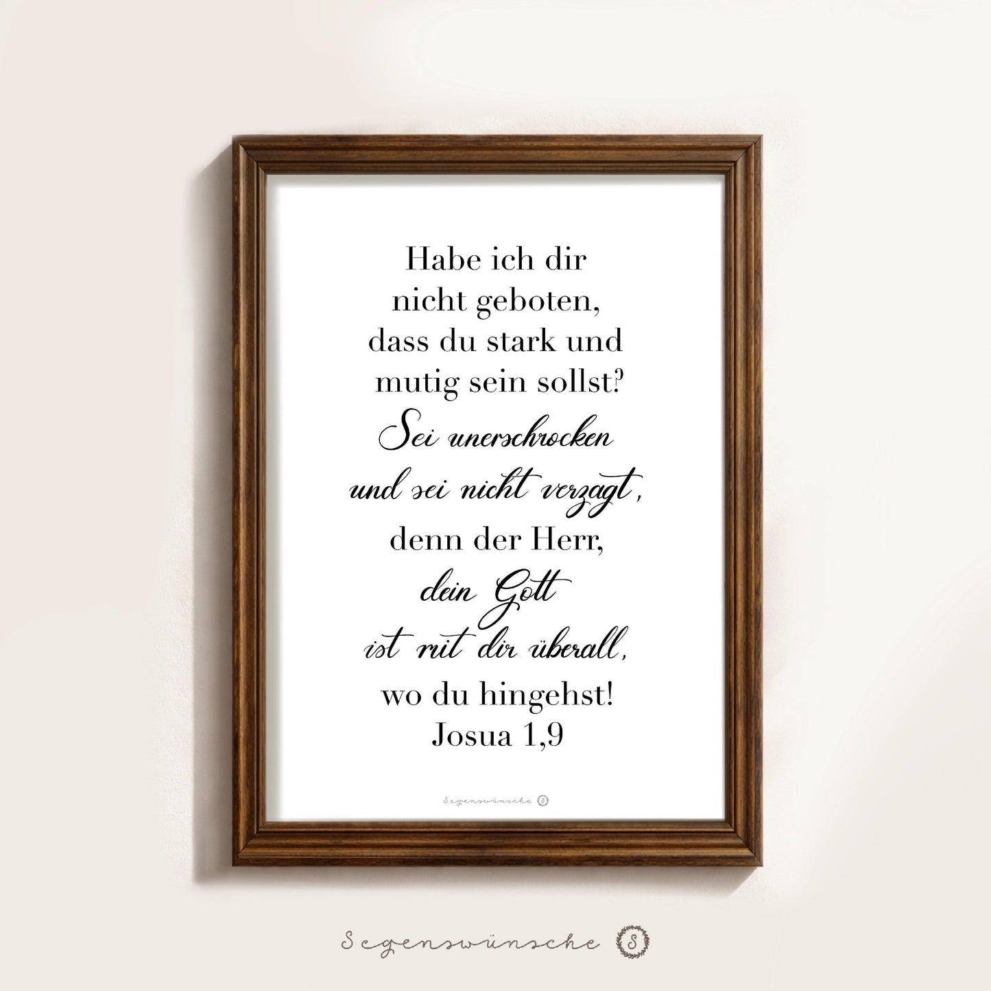 Bibelvers Poster – Christliche Poster Wandbilder – Christliche Wandbilder deutsch – Bibelvers Bild – Christliche deko – Christliche Geschenk