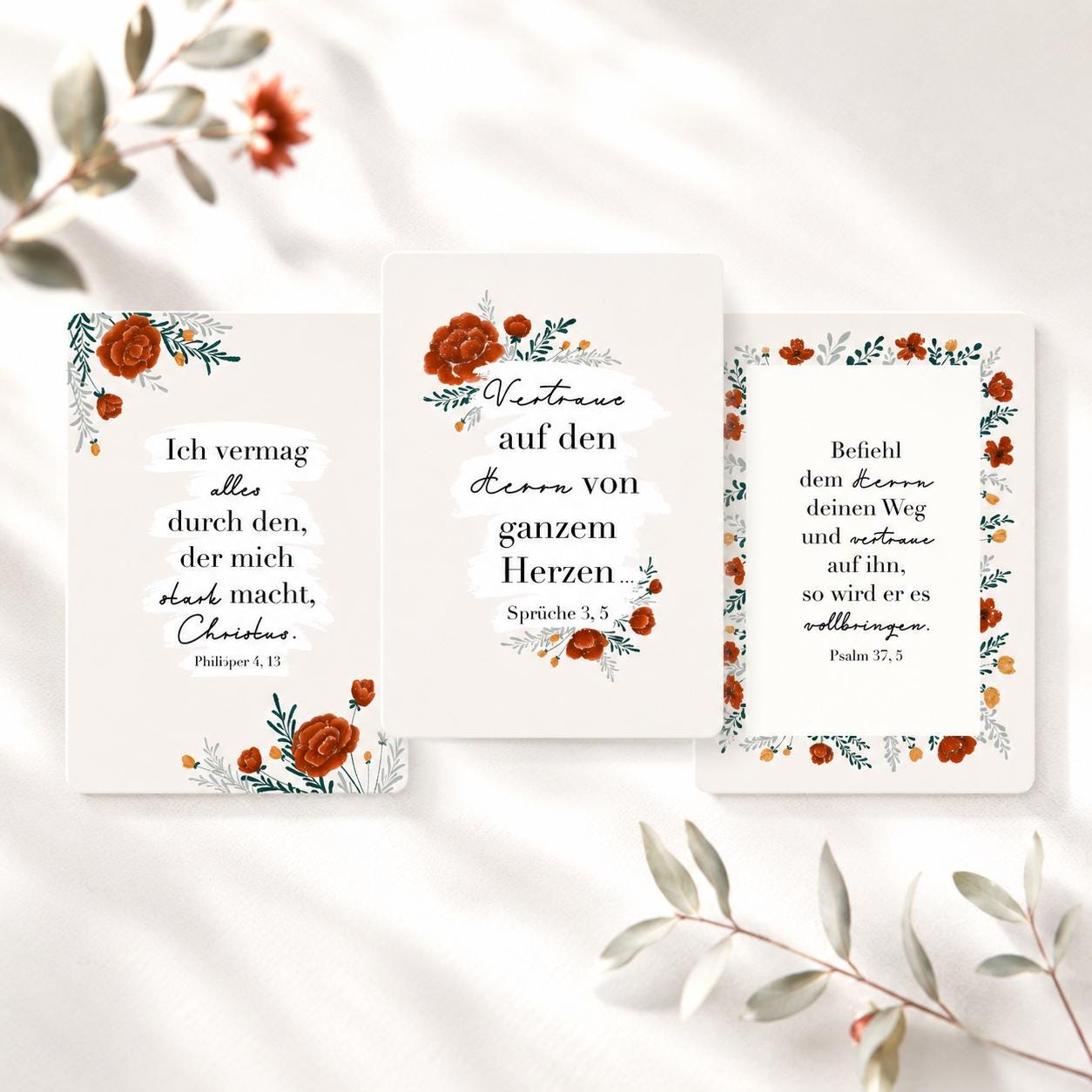 Postkarten Set „Vetrauen“ Karten zum Geburtstag, Verlobung, Hochzeit,