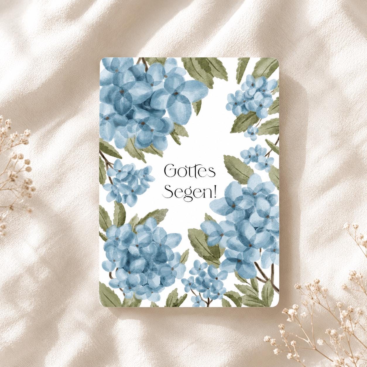 Postkarte „Gottes Segen“ Karte zum Geburtstag, Verlobung, Hochzeit, Taufe