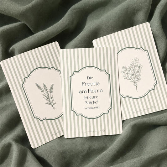 Postkarten Set – Grün Vintage