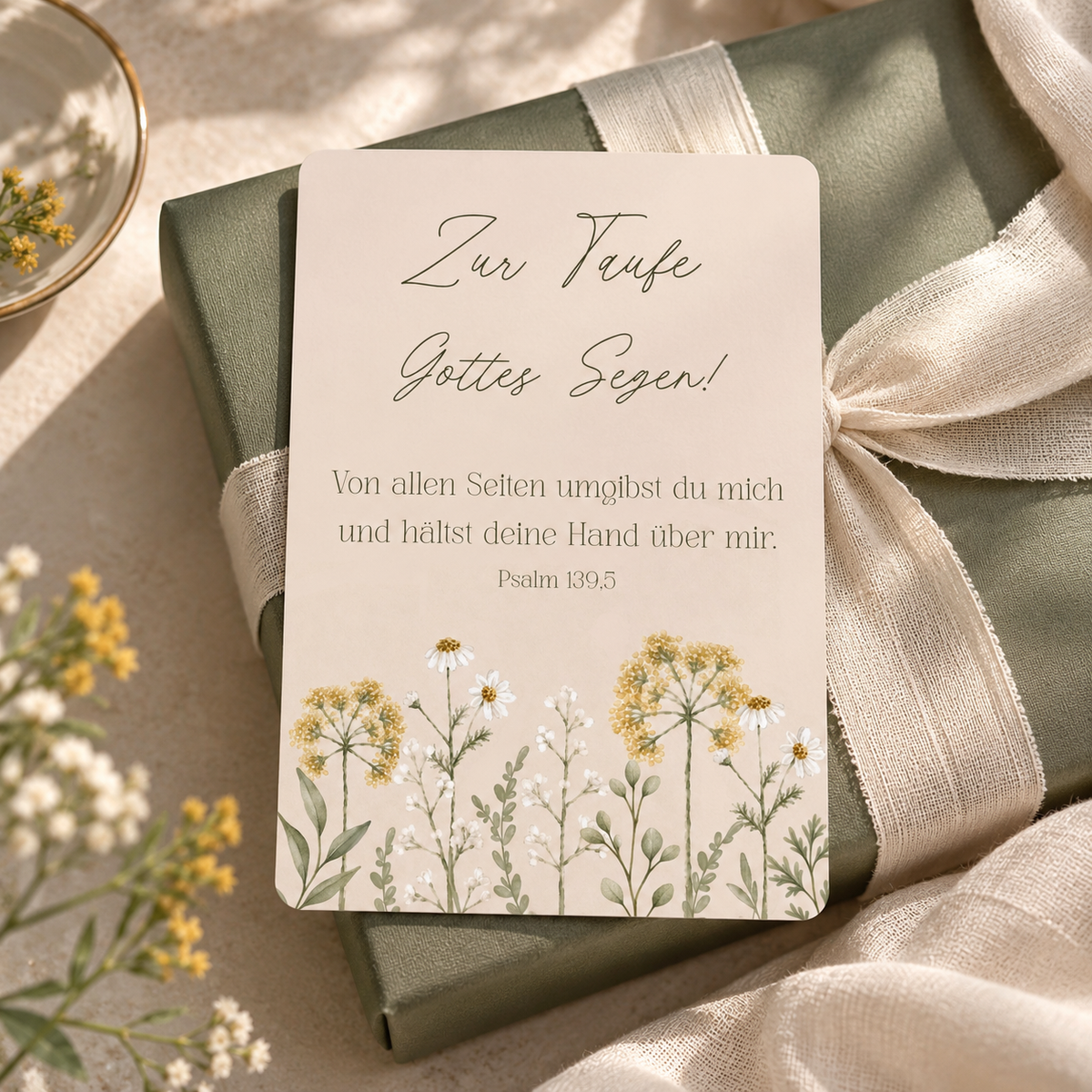 Postkarte – Taufe