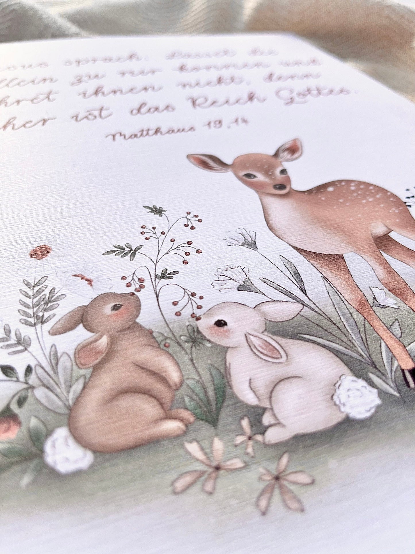 Christliches Kinder Poster | Bibelvers | Christlich Geschenk | Kinderzimmer Deko