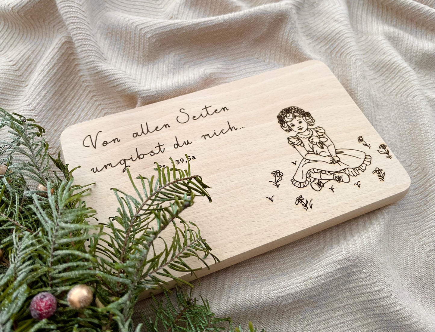 Frühstücksbrettchen Kinder, Baby Geschenk, Brettchen für Mädchen, Geburtstagsgeschenk, Holzbrett mit Gravur, Frühstücksbrett, Taufgeschenk