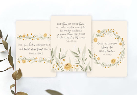 Postkarten Set „Geborgenheit“, Karten zum Geburtstag, Verlobung, Hochzeit, Taufe