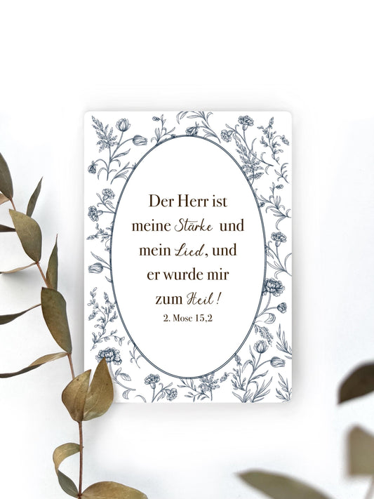 Postkarte 1. Petrus 1,3 Karte zum Geburtstag, Verlobung, Hochzeit, Taufe