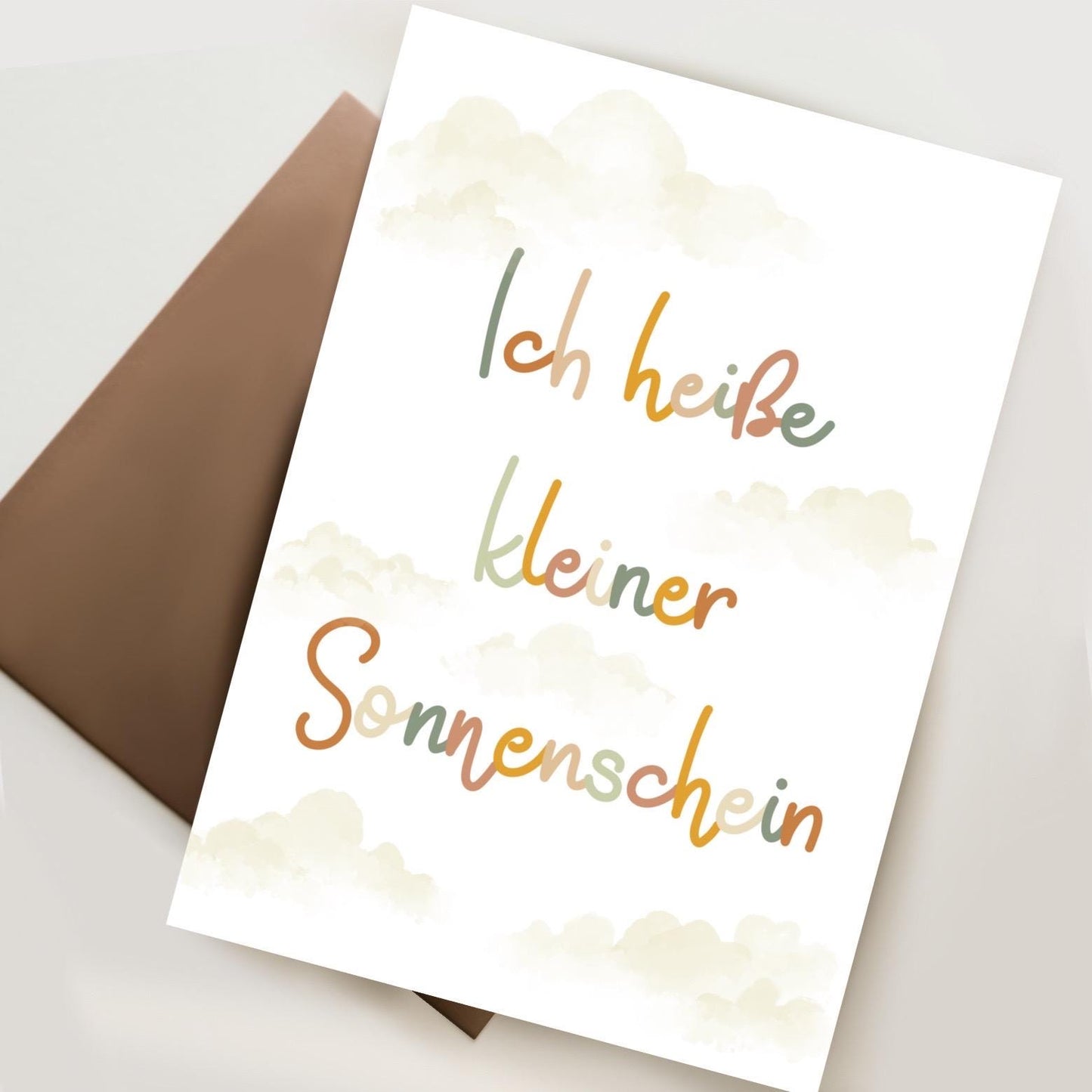 Kinderlied christliches Poster „Kleiner Sonnenschein“ christlich Wandkunst Kinderzimmer christliche Wanddeko Babyzimmer christliche Deko