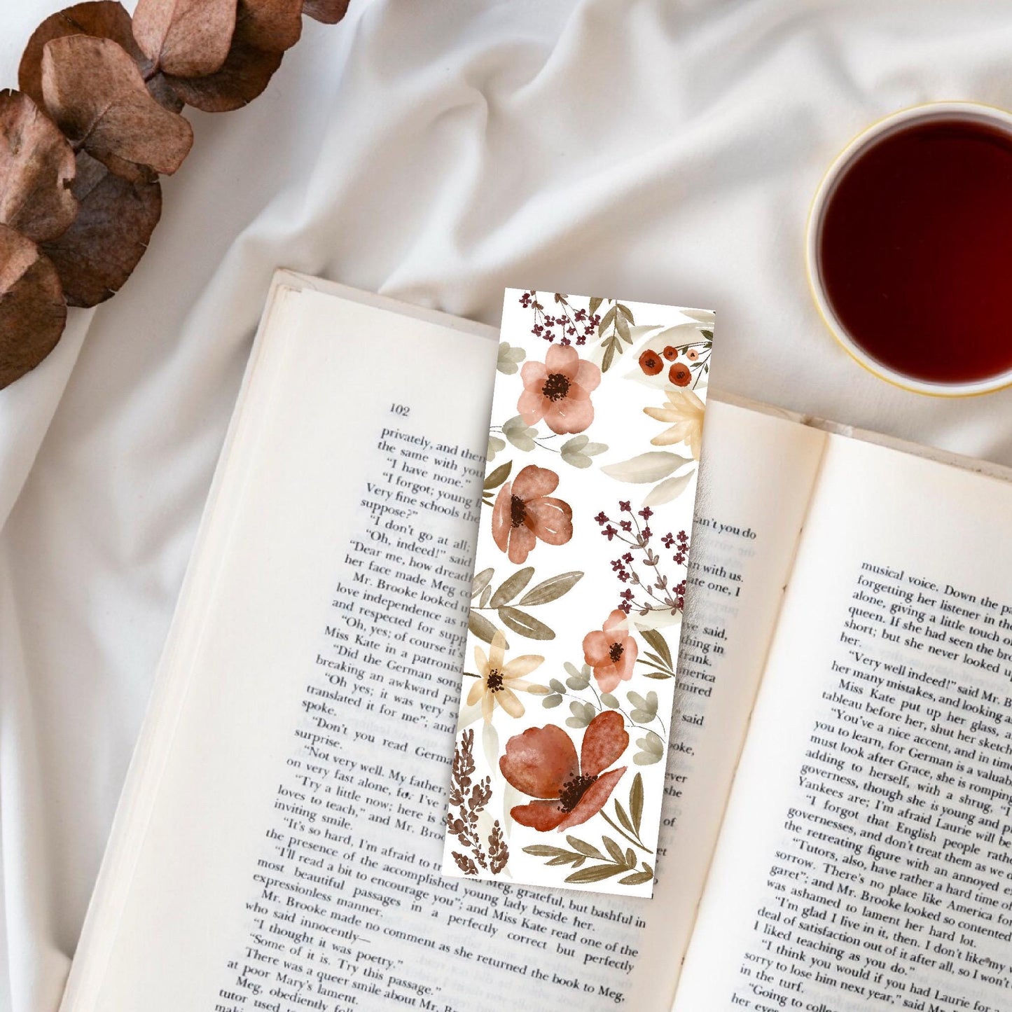 Blumiges Lesezeichen Wildblumen vintage Aquarell Lesezeichen Geschenk Lese Buch Zubehör Bücherliebe florales Lesezeichen Geschenk buchfreun