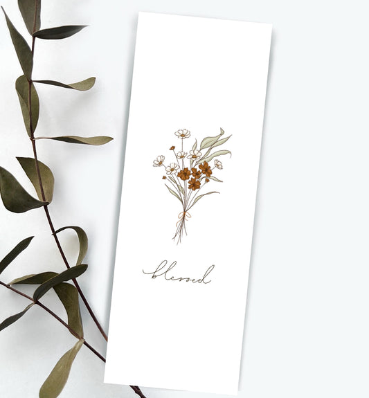 Christliches Lesezeichen „blessed“ Bibelvers lese Zeichen christliche Geschenke beste Freundin Gruß Bibelvers Karte