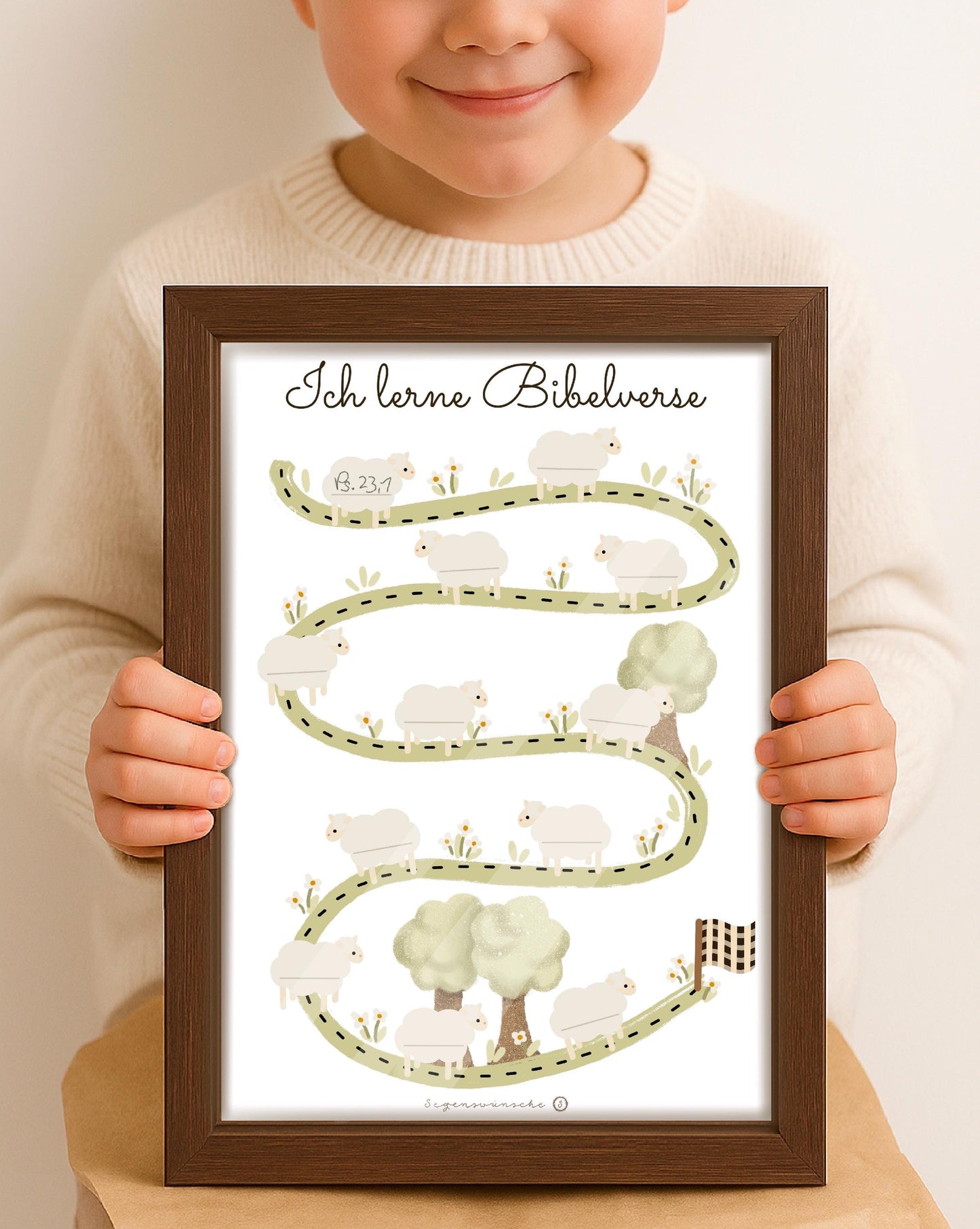 Christliches Kinder Poster „Verse lernen“ Lernposter für Kinder Bibelverse lernen Bibelvers Kinderzimmer Kinder Bibel vers christliche Deko
