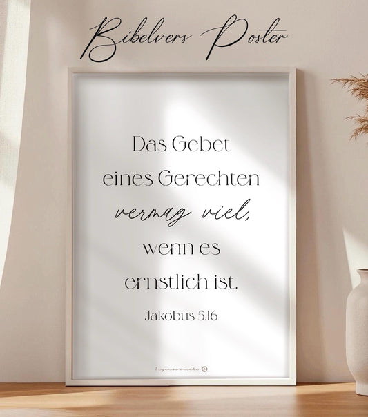 Bibelvers Poster A4, A3 Wand Dekoration rustikale liebevolle christliche Einrichtung Haus minimalistische Wandkunst Wohnzimmer