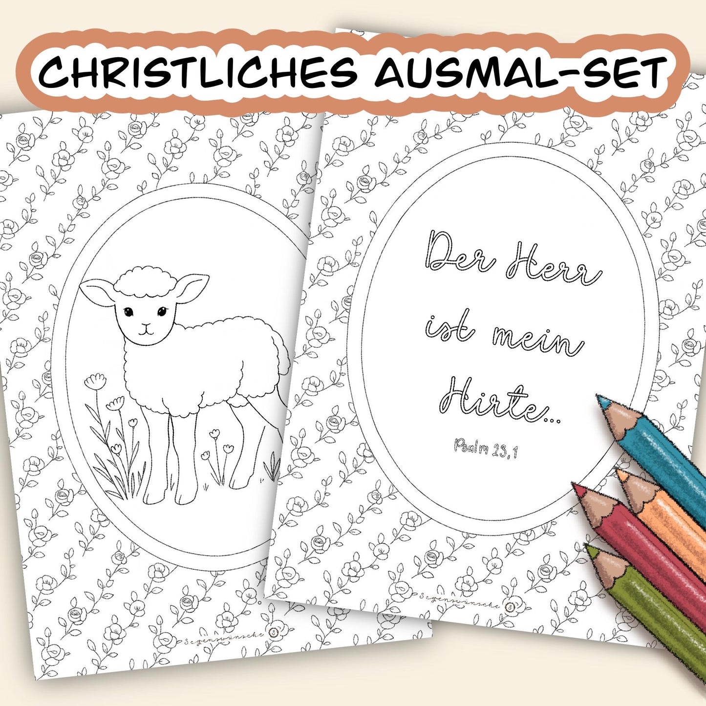 Christliche kinder poster zum ausmalen Bibelverse Malvorlagen für Sonntagsschule Bastelidee Sonntagsschule digitale bastelvorlage Mädchen