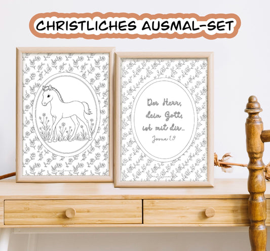 Christliches kinder poster zum ausmalen Bibelverse Malvorlagen für Sonntagsschule Bastelidee Sonntagsschule digitale bastelvorlage Mädchen