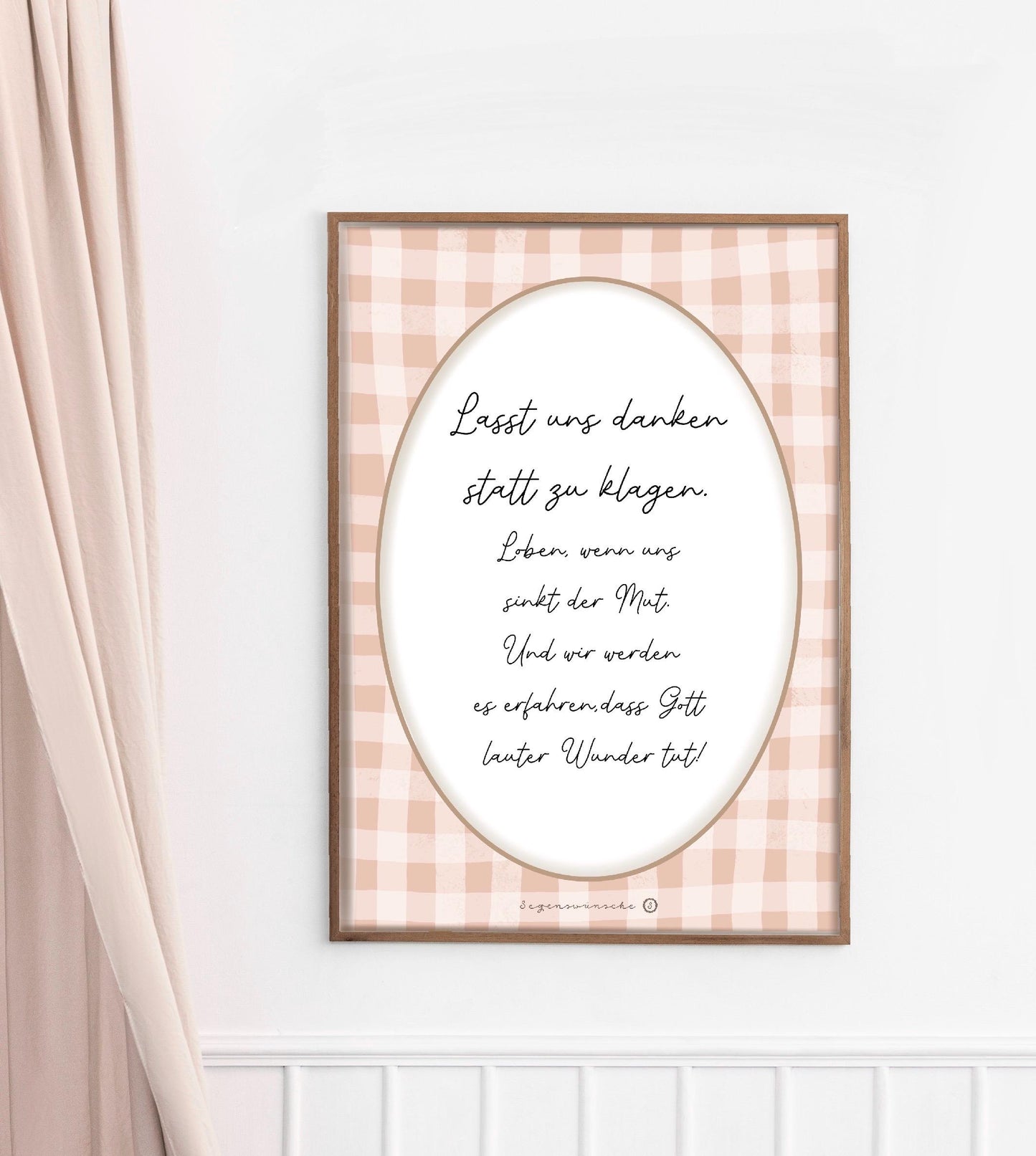Kinderlied christliches Poster mit Blumen Wandkunst Kinderzimmer christliche Deko Wildblumen Wanddeko Babyzimmer christliche Geschenkidee