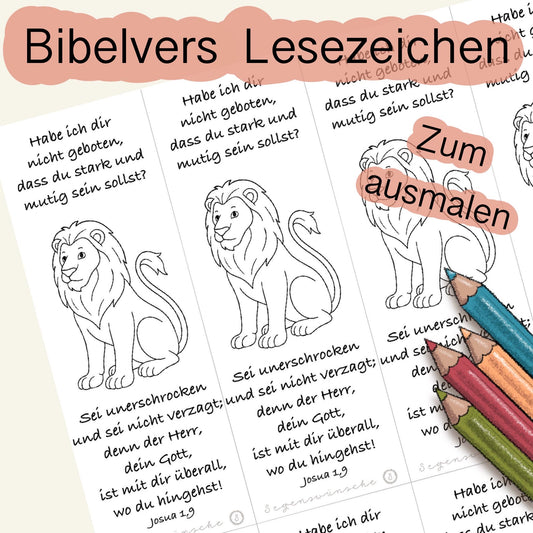 Bibelvers Lesezeichen für Jungs Ausmalbild für Kinder deutsch Sonntagsschule Gottesdienst malvorlage Jungen bastelvorlage