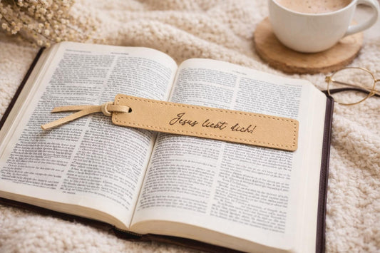 Christliches Lesezeichen aus Leder| Bibelvers Lesezeichen christliches Geschenk zur Hochzeit, Christliches Hochzeitsgeschenk
