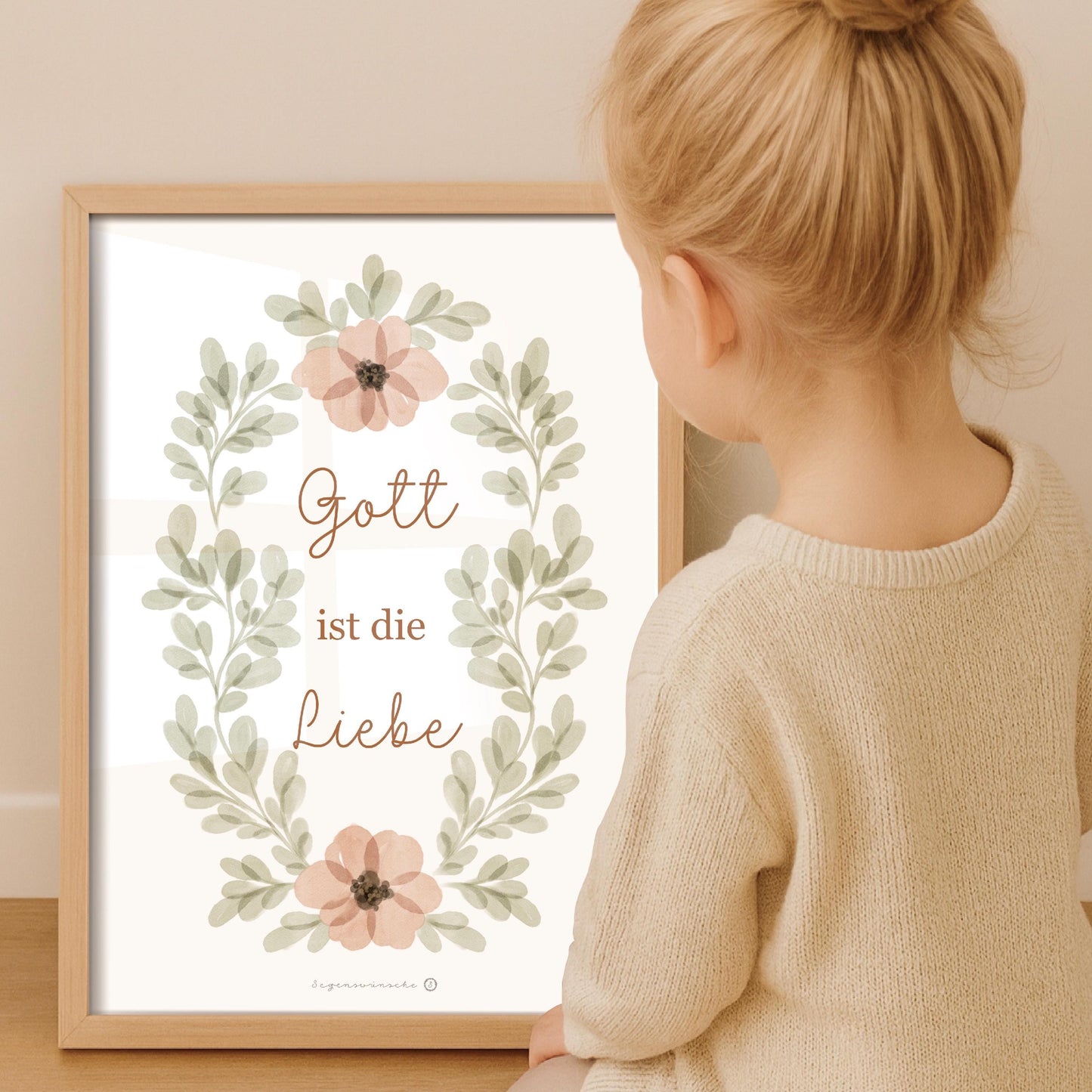 Christliche Bibelvers poster, Christliches Geschenk für Mädchen Geburtstag Bibel Vers Wandkunst vintage Bibelvers Blumen Wanddekoration