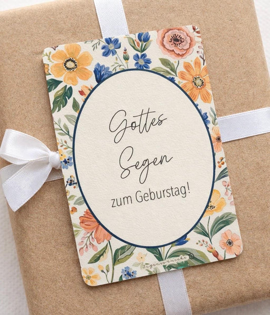 Postkarte "Gottes Segen" Karte zum Geburtstag, Verlobung, Hochzeit,