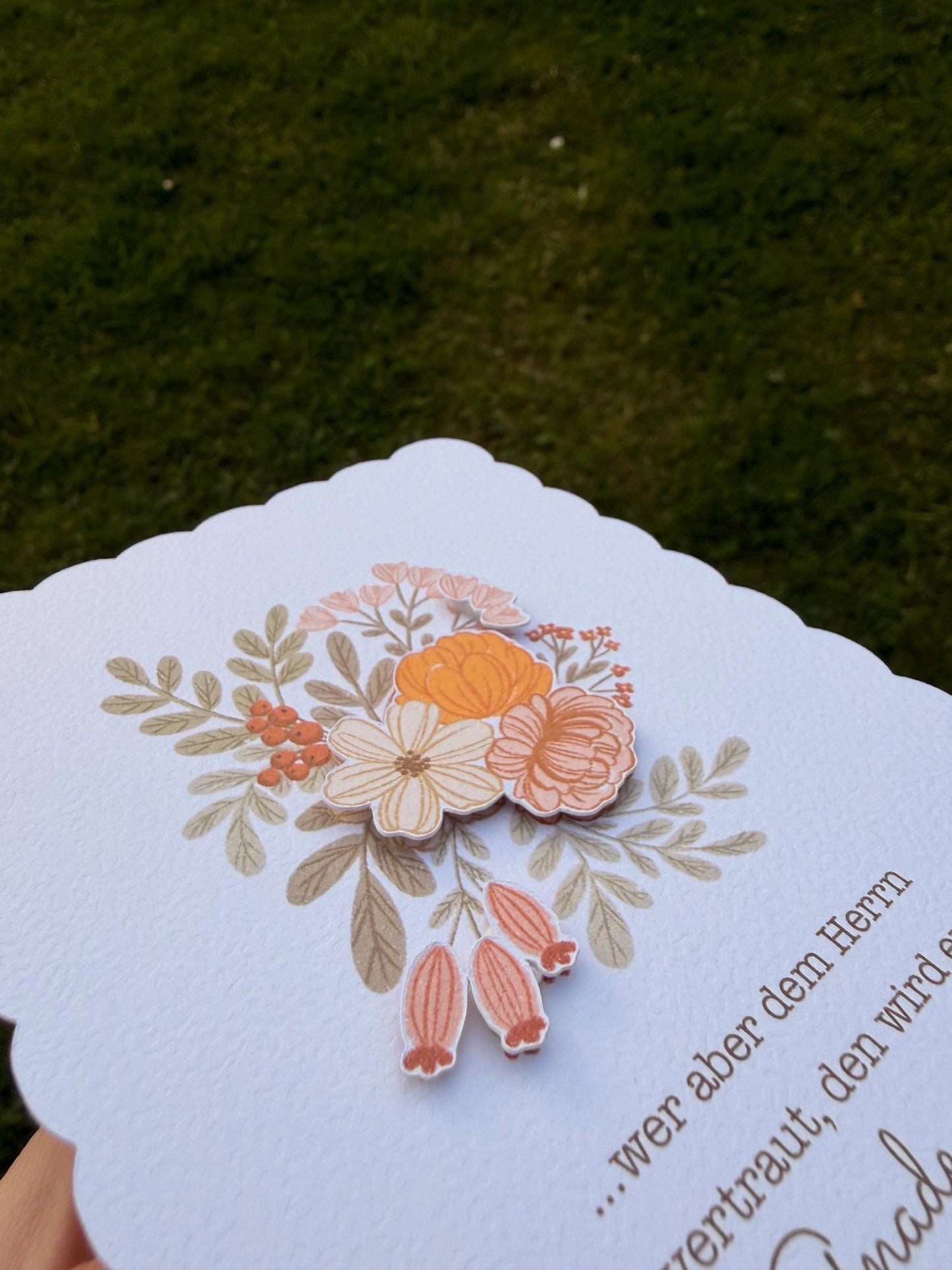 3D Postkarte Psalm 32,10  Karte zum Geburtstag, Verlobung, Hochzeit