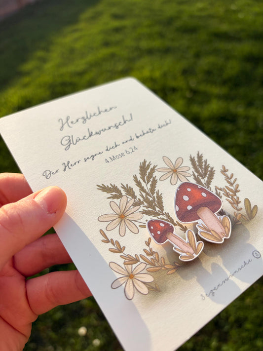 3D Postkarte 4. Mose 6,24, Karte zum Geburtstag, Hochzeit, Geburt