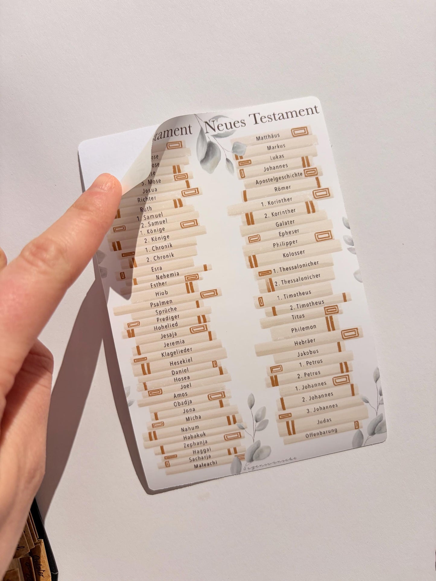 Bücher der Bibel Sticker Christlicher Stickerbogen mit Bibelbüchern Bibelvers Sticker Bibel Zubehör christliche Sticker deutsch Bibelzubehör