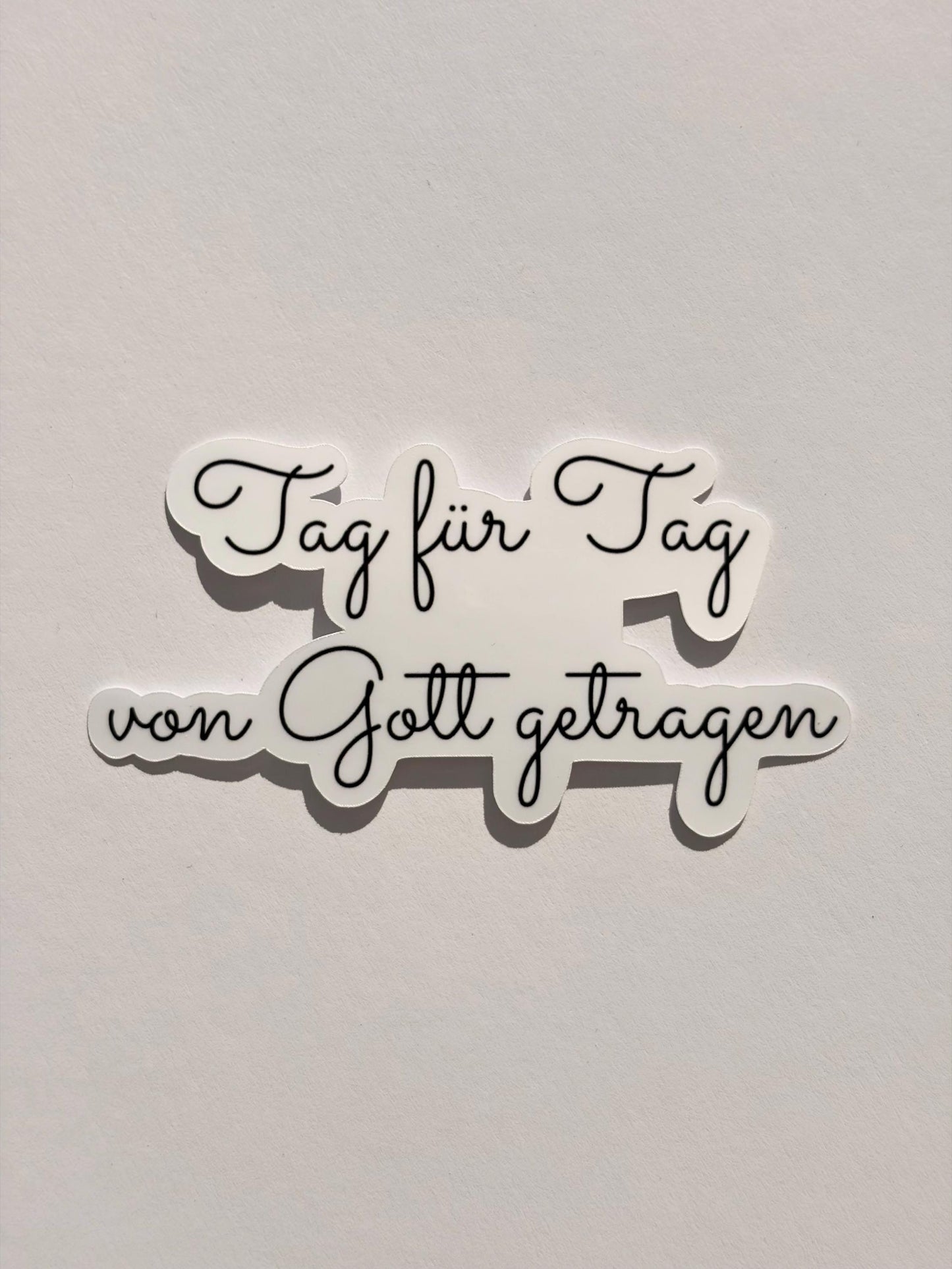 Sticker „Tag für Tag“ christliche Sticker Etiketten christlich Geschenk Verpacken bibelvers etiketten