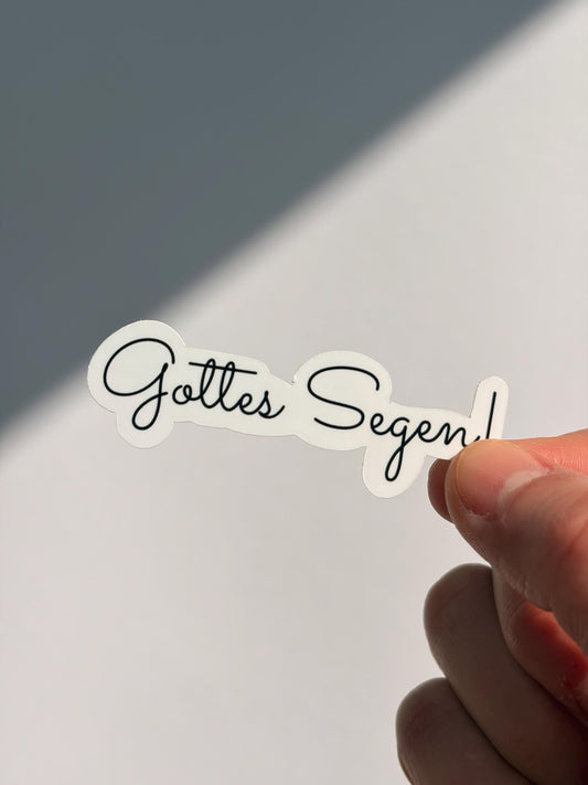 Gottes Segen Sticker christliche Sticker Etiketten christlich Geschenk Verpacken bibelvers etiketten