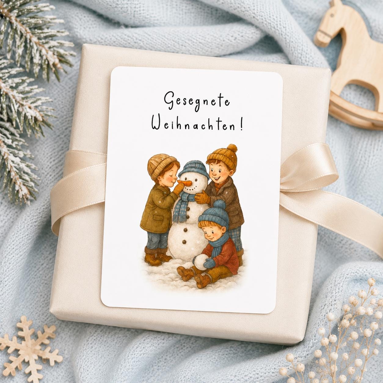 Kinder Postkarte Lukas 18,10 Karte zu Weihnachten