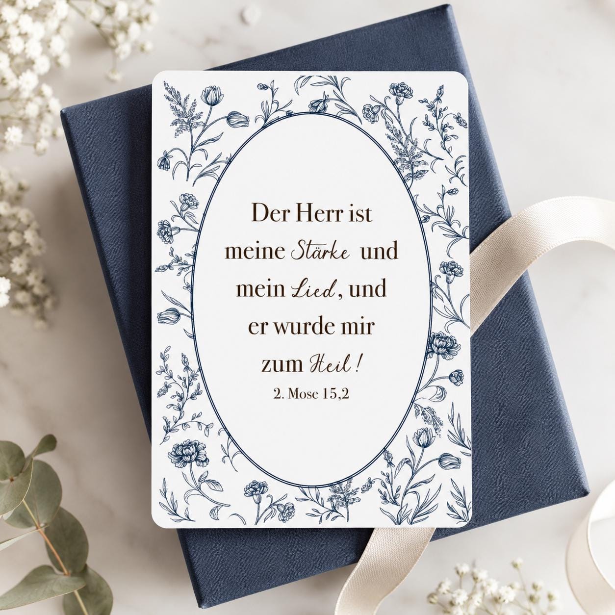 Postkarte 1. Petrus 1,3 Karte zum Geburtstag, Verlobung, Hochzeit, Taufe