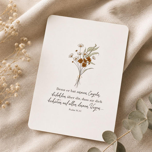 Postkarte – Psalm 91,11