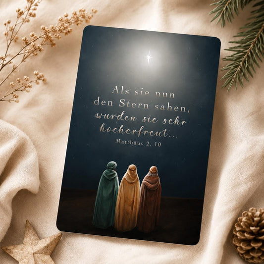 Postkarte – Matthäus 2,10