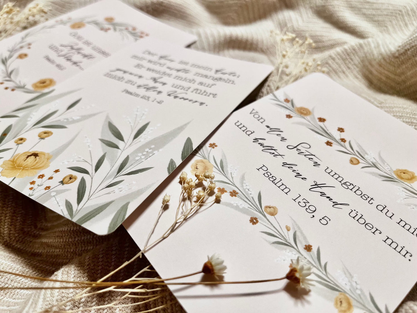 Postkarten Set "Geborgenheit" Karten zur Hochzeit, Geburtstag, Verlobung, Taufe